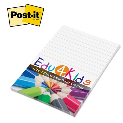 Custom Printed Post-it® Notes (4"x6") 25 Sheets/ 4 Color